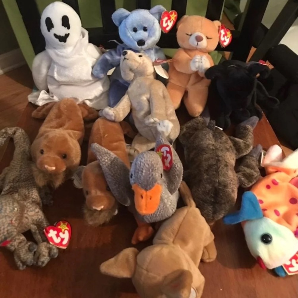 Lot of 12 original TY Beanie Babies 1999